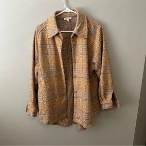 Mystree Tan and Brown Textured Blazer